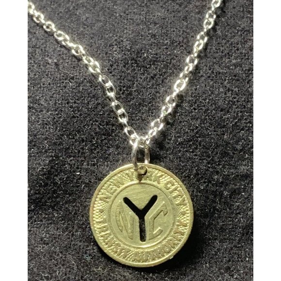 Charbonnet Designs Other - Vintage Circulated NYC 1953 New York City Subway Token Pendant.
